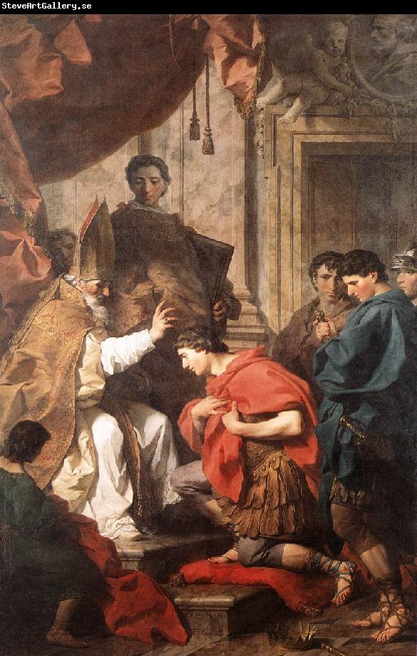 SUBLEYRAS, Pierre St Ambrose Converting Theodosius wt